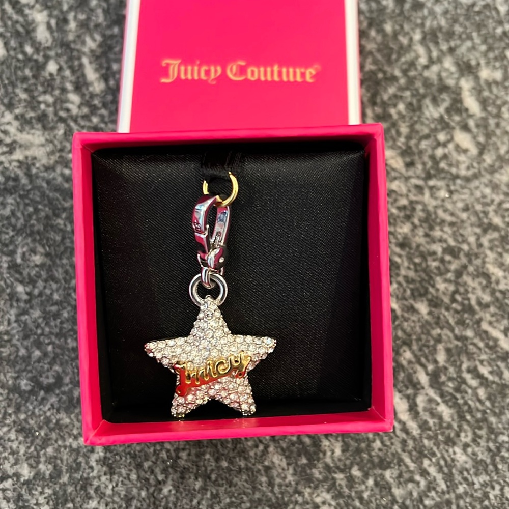 New in box Juicy Couture charm for B-charm link bracelet.